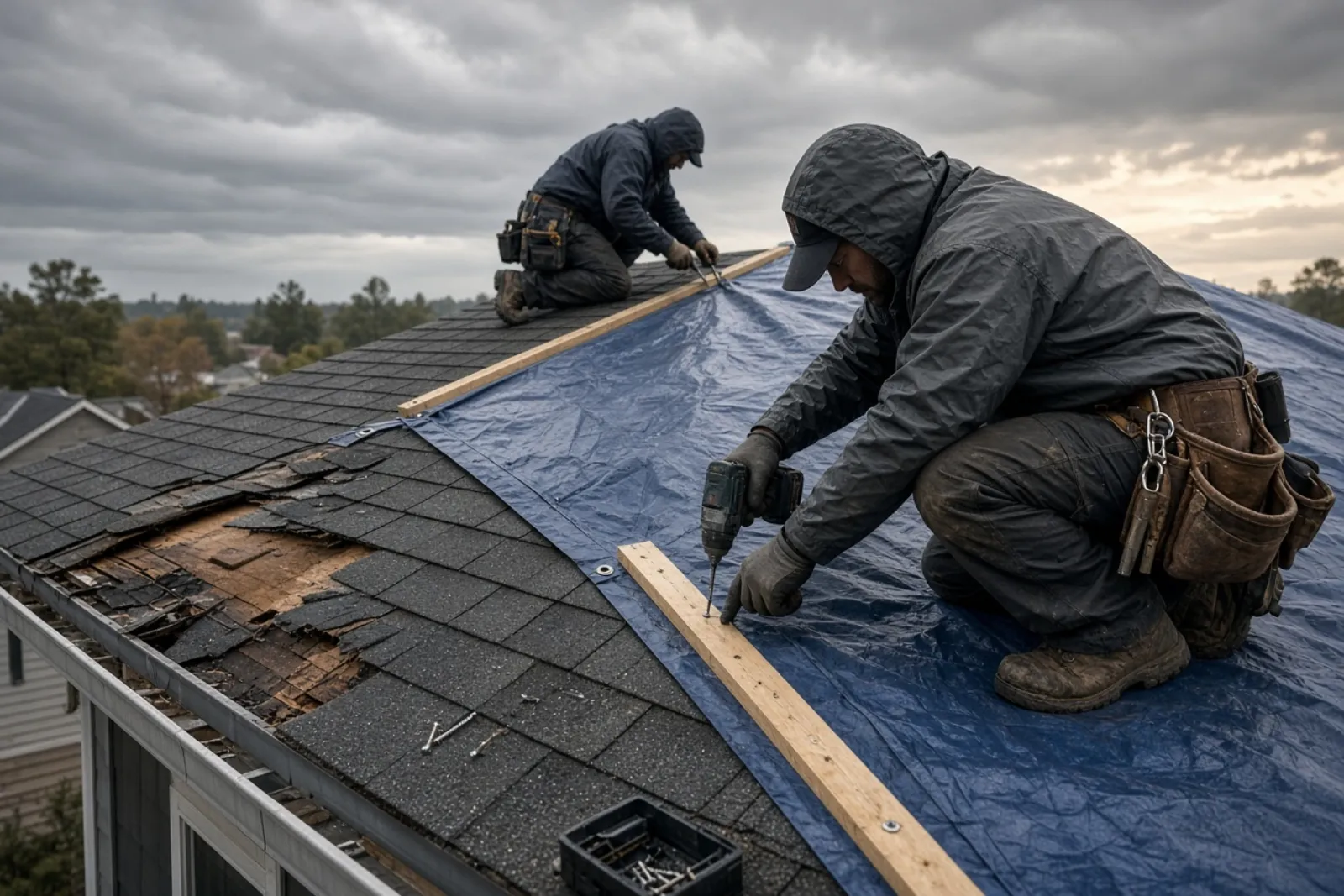 Hail Damage Roof Repair in Van Lear, KY