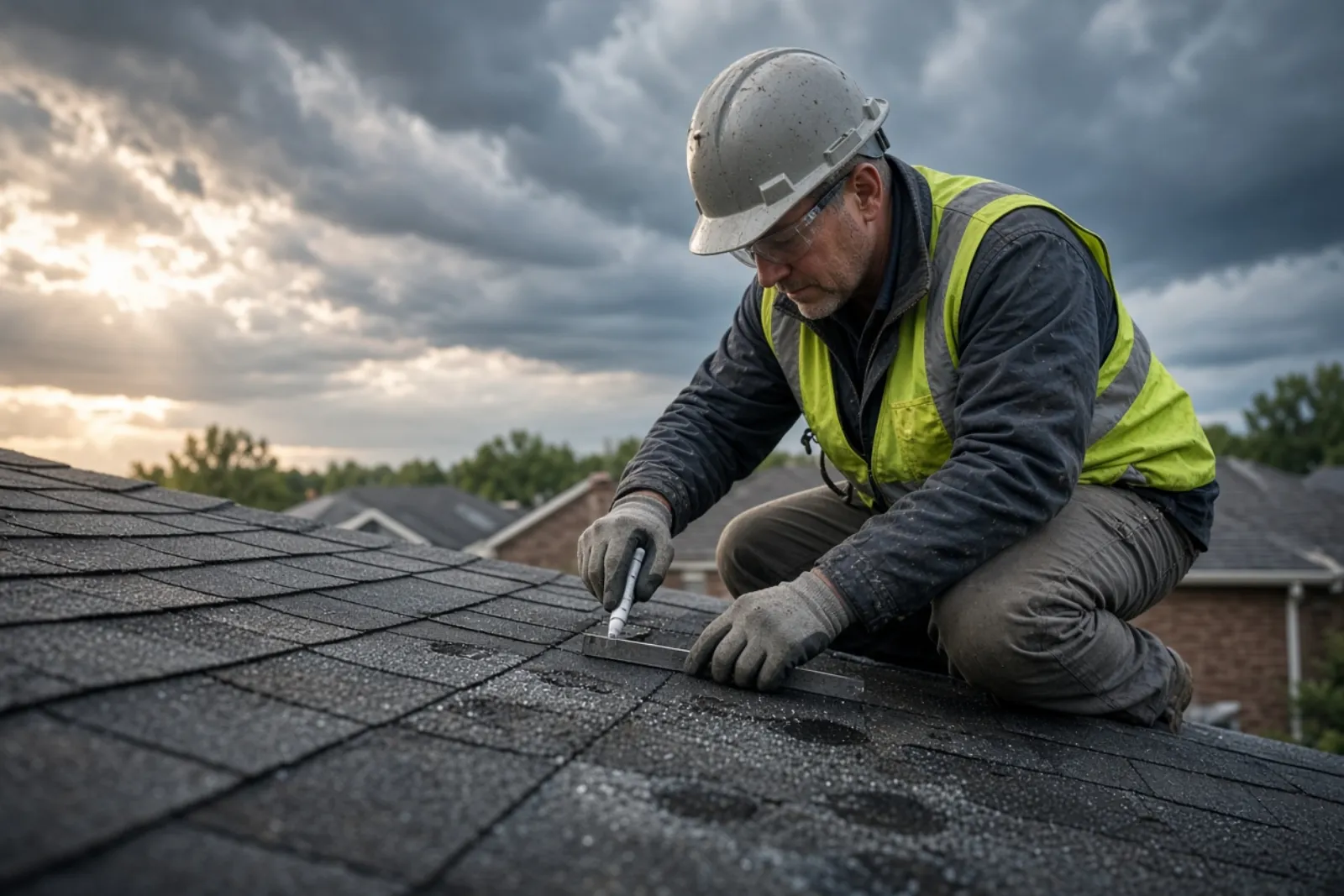 Storm Damage Roof Repair in Van Lear, KY